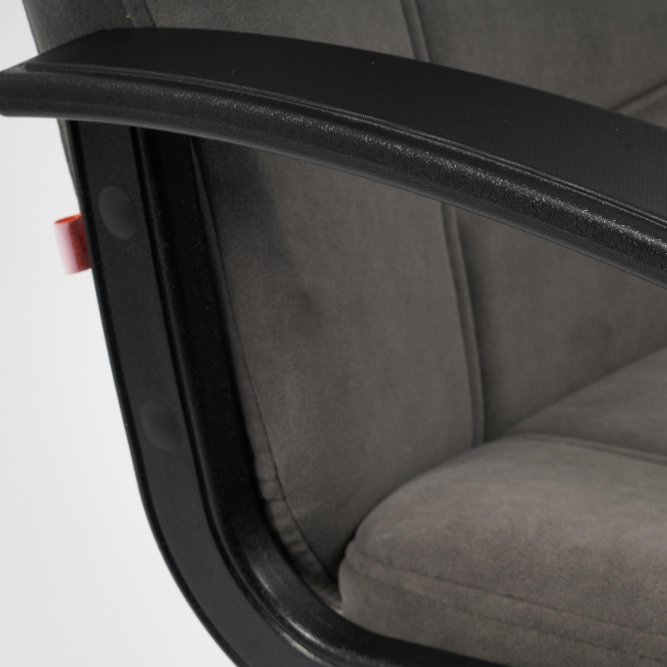 Кресло СН747 флок , серый, 29