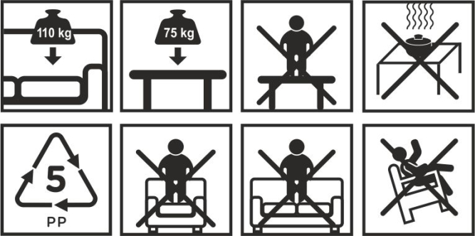 Комплект садовой мебели из ротанга Корфу сет (Corfu set) коричневый