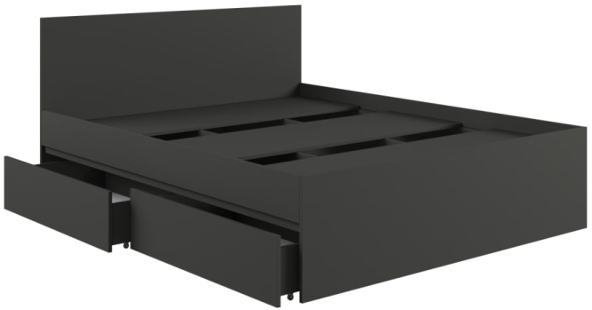 Кровать с ящиками К1.6М Мадера