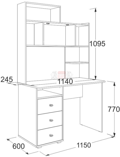 Полка настольная Омега 18