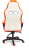 Кресло ARENA флок/ткань, молочный/оранжевый, 4/18/07