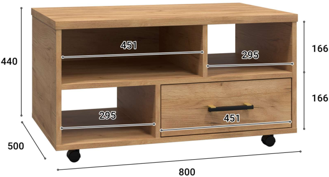 Тумба мобильная для гостиниц Виктория ВИ-60