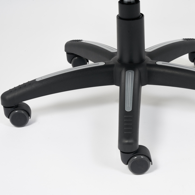 Кресло INTER кож/зам/флок/ткань, серый/металлик, C-36/29/TW-12