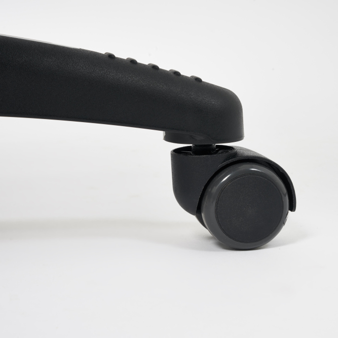 Кресло INTER кож/зам/флок/ткань, серый/металлик, C-36/29/TW-12