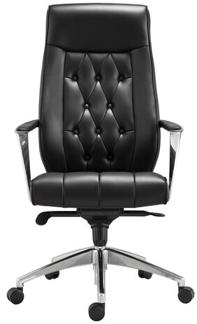 Кресло офисное BRABIX PREMIUM &quot;Sonata EX-754&quot;, мультиблок, алюминий, экокожа, черное, 532491