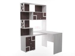 Стол письменный с надстройкой угловой &quot;Омега 16&quot;