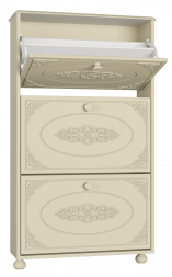 Тумба для обуви (обувница) Ассоль плюс АС-46 ваниль