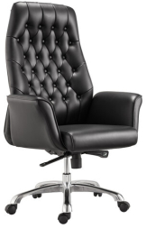 Кресло офисное BRABIX PREMIUM "Legacy EX-750", синхромеханизм, алюминий, экокожа, черное, 532492