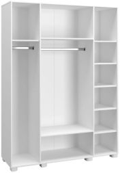 Шкаф «Монблан» МБ-25К с зеркалом белое дерево