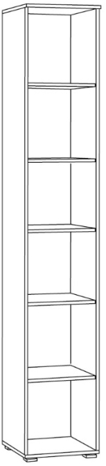 Шкаф-витрина Остин 16.394.03