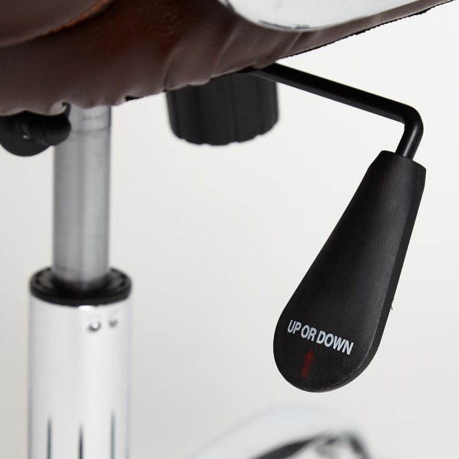 Кресло SOFTY LUX кож/зам, коричневый, 2 TONE