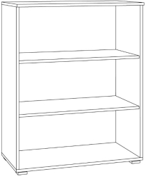 Шкаф-витрина Остин 16.394.01