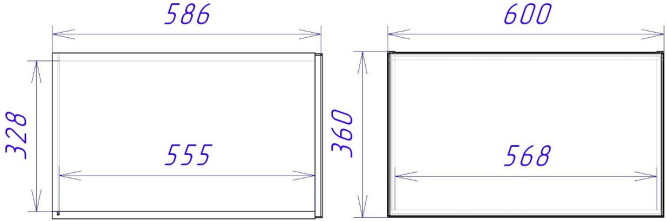 Шкаф АГ-60 Женева (ЛДСП)