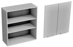 Верхний шкаф В-800 Магнолия