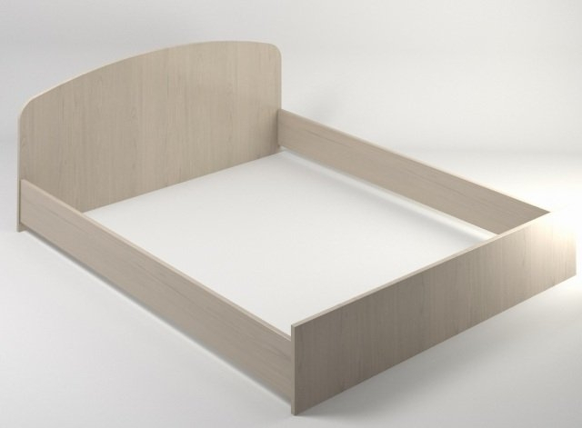 Кровать двуспальная ГМ01+ГМ05