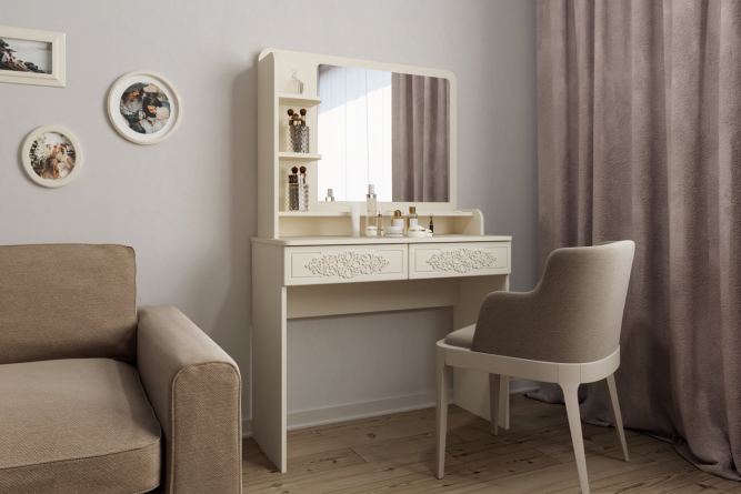 Полка с зеркалом ТН-2