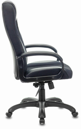 Кресло компьютерное BRABIX PREMIUM &quot;Rapid GM-102&quot;, НАГРУЗКА 180 кг, экокожа/ткань, черное/серое, 532105