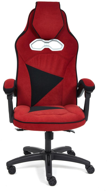 Кресло ARENA флок , бордовый/черный, 10/35