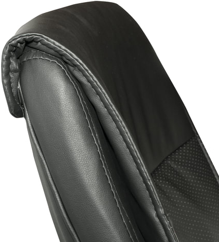 Кресло офисное BRABIX "Space EX-508", экокожа, хром, черное, 530860