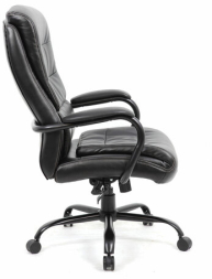 Кресло офисное BRABIX PREMIUM &quot;Heavy Duty HD-004&quot;, НАГРУЗКА до 200 кг, экокожа, черное, 531942