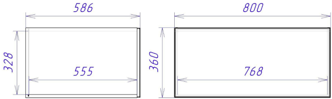 Шкаф АГ-80 Женева (ЛДСП)