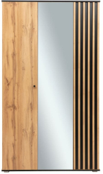 Шкаф для одежды 51.14 Либерти (3-х дверный) (опора h = 20 мм)