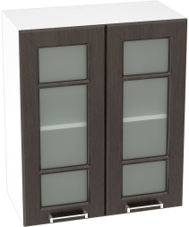 Шкаф верхний со стеклом с 2 створками ШВС600 Прага