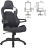 Кресло компьютерное BRABIX &quot;Nitro GM-001&quot;, ткань, экокожа, черное, 531817