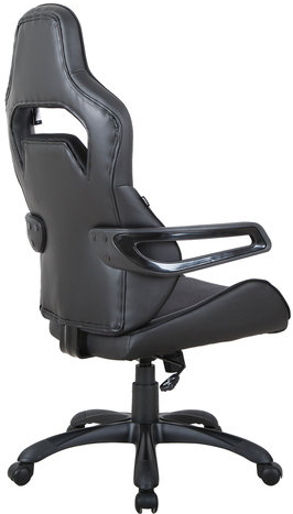 Кресло компьютерное BRABIX &quot;Nitro GM-001&quot;, ткань, экокожа, черное, 531817