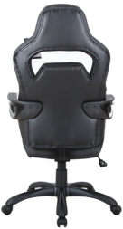 Кресло компьютерное BRABIX "Nitro GM-001", ткань, экокожа, черное, 531817