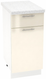 Шкаф нижний 1 ящик Кухня Валерия ШН1Я 400 (глянец)