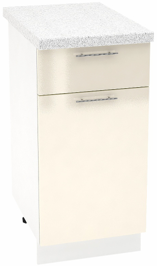 Шкаф нижний 1 ящик Кухня Валерия ШН1Я 400 (глянец)