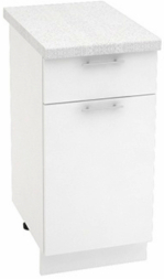 Шкаф нижний 1 ящик Кухня Валерия ШН1Я 400 (глянец)