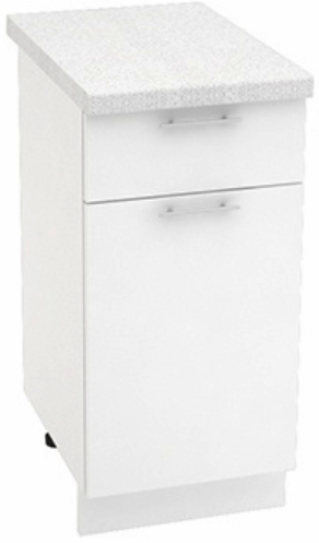 Шкаф нижний 1 ящик Кухня Валерия ШН1Я 400 (глянец)