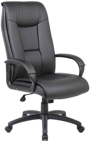 Кресло офисное BRABIX PREMIUM &quot;Work EX-513&quot;, экокожа, черное, 531943