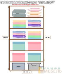 Шкаф-купе 2х дв Стандарт Фотопечать № 122