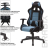 Кресло компьютерное BRABIX &quot;GT Racer GM-100&quot;, две подушки, ткань, черное/голубое, 531818