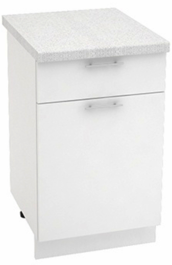 Шкаф нижний 1 ящик Кухня Валерия ШН1Я 500 (глянец)