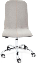 Кресло RIO экошерсть/кож/зам, серый/металлик, 1811-43/36