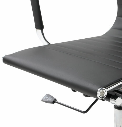 Кресло офисное BRABIX &quot;Energy EX-509&quot;, экокожа, хром, черное, 530862