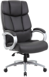 Кресло офисное BRABIX PREMIUM &quot;Blocks HD-008&quot;, НАГРУЗКА до 200 кг, экокожа, черное, 531944