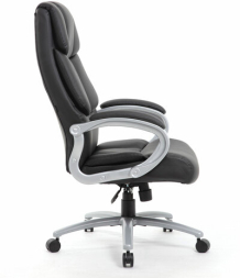 Кресло офисное BRABIX PREMIUM "Blocks HD-008", НАГРУЗКА до 200 кг, экокожа, черное, 531944