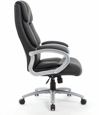 Кресло офисное BRABIX PREMIUM &quot;Blocks HD-008&quot;, НАГРУЗКА до 200 кг, экокожа, черное, 531944