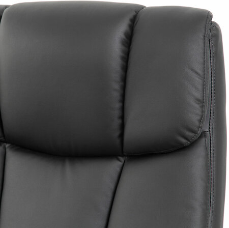 Кресло офисное BRABIX PREMIUM &quot;Blocks HD-008&quot;, НАГРУЗКА до 200 кг, экокожа, черное, 531944