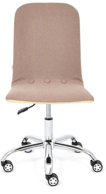 Кресло RIO экошерсть/кож/зам, коричневый/бежевый, 1811-5/36-34