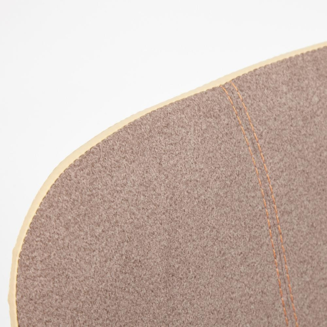 Кресло RIO экошерсть/кож/зам, коричневый/бежевый, 1811-5/36-34