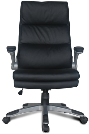 Кресло офисное BRABIX &quot;Fregat EX-510&quot;, рециклированная кожа, черное, 530863