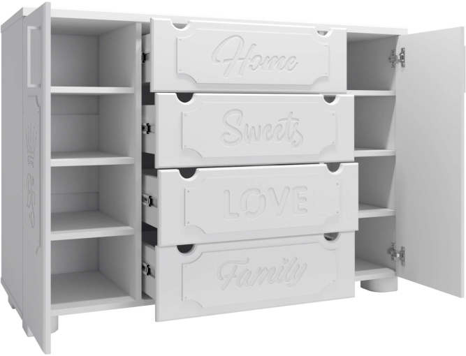 Комод ДримСтар ДС-13 белое дерево