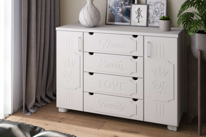 Комод ДримСтар ДС-13 белое дерево