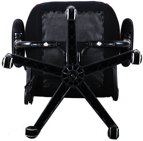 Кресло компьютерное BRABIX &quot;GT Racer GM-101&quot;, подушка, ткань, черное/красное, 531820